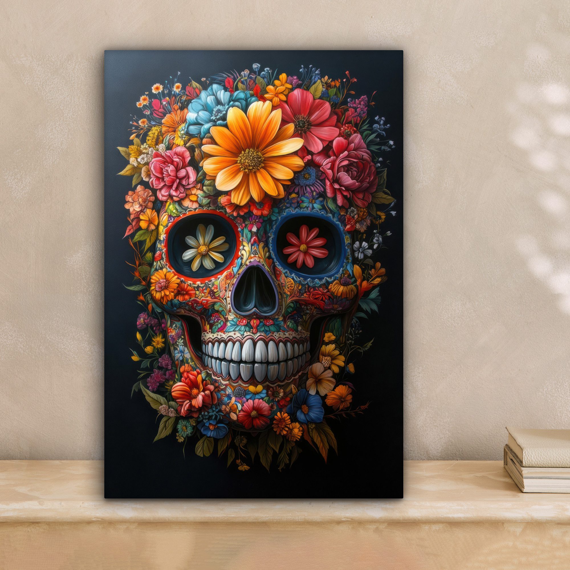 OneMillionCanvasses® Leinwandbild Blumen - Bunt - günstig online kaufen