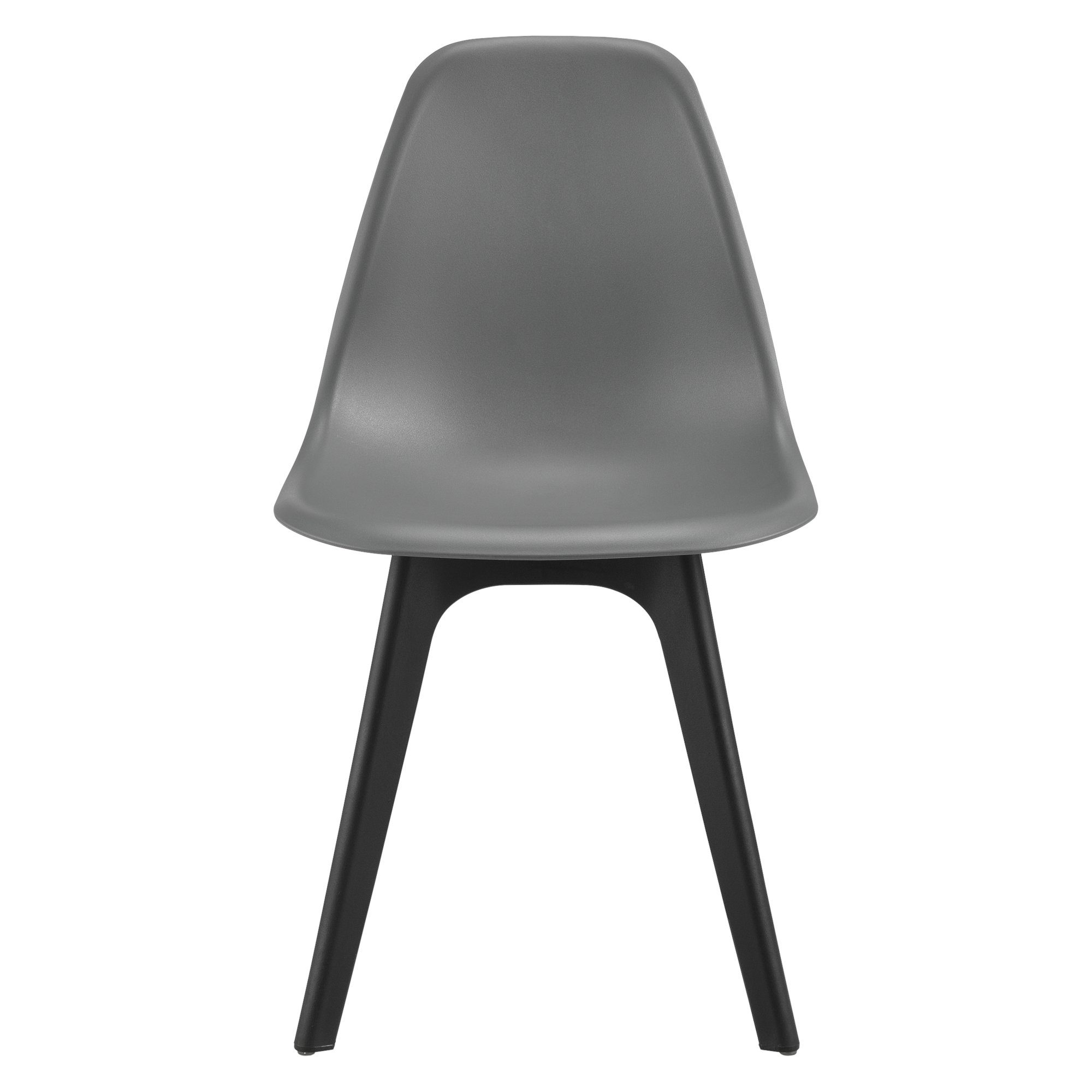 Esszimmerstuhl, grau en.casa »Eureka« 2er / | Stühle schwarz schwarz Set
