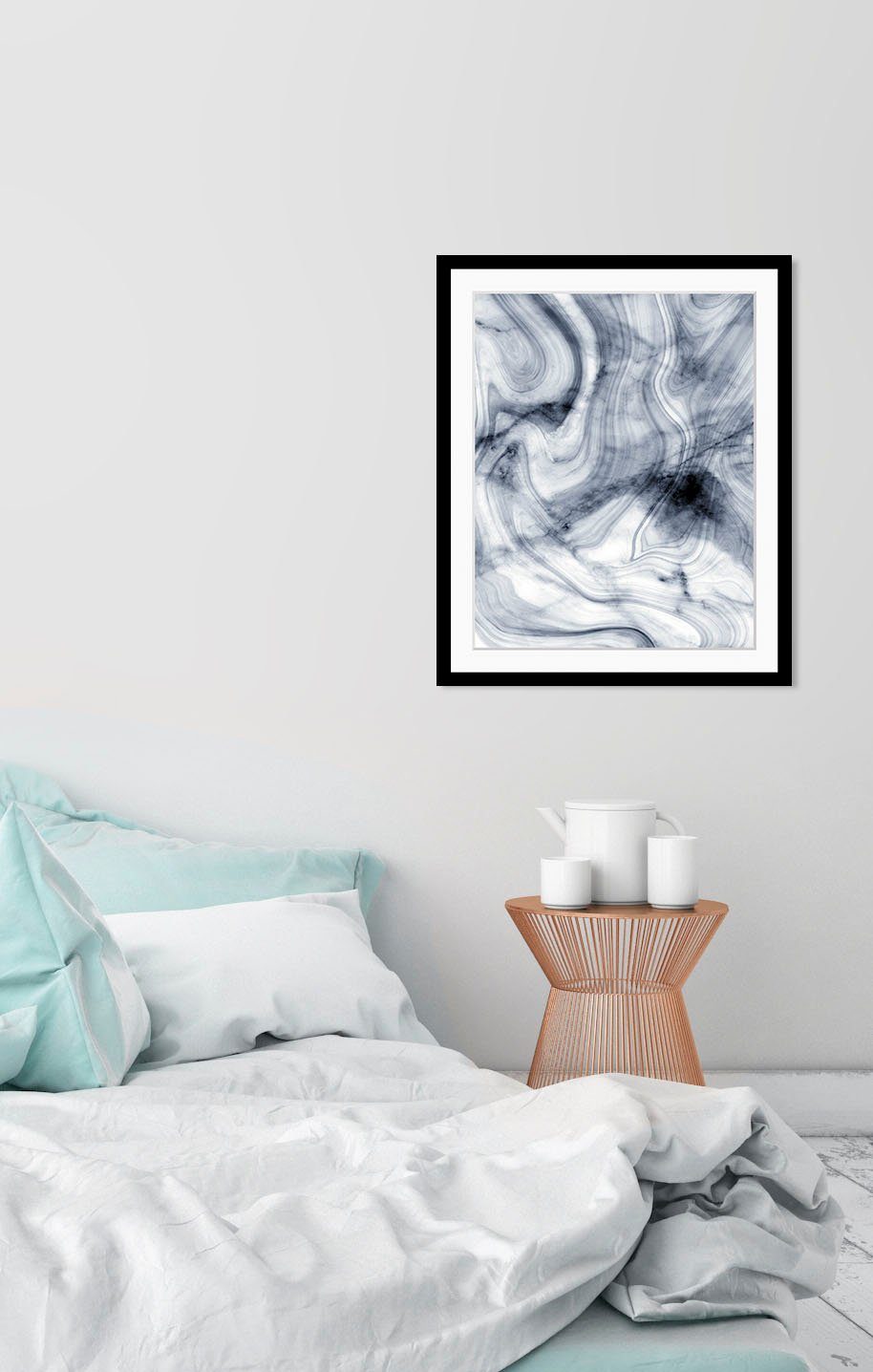 queence Bild Tasha, Abstrakt, Spa, Spirituelle Изображения, Stein (1 St), HD Premium Poster-Druck inkl. Holzrahmen