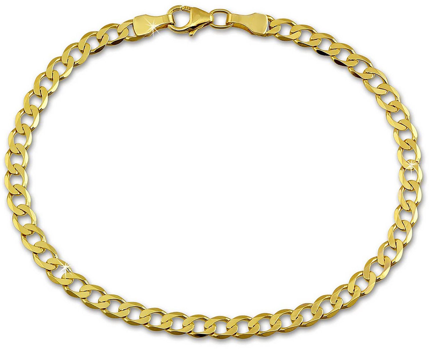 GoldDream Goldarmband GoldDream 19cm, Damen, Armband Damen Herren 8 Armband Karat, Gelbgold (Panzer) ca. - Herren (Armband), Farbe 19cm 333