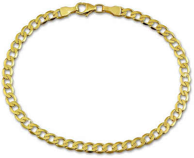 GoldDream Goldarmband GoldDream 19cm Damen Herren Armband (Armband), Damen, Herren Armband (Panzer) ca. 19cm, 333 Gelbgold - 8 Karat, Farbe