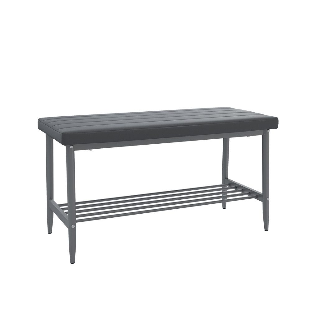 Sitzbank Grand, Grau, 85 x 35 cm