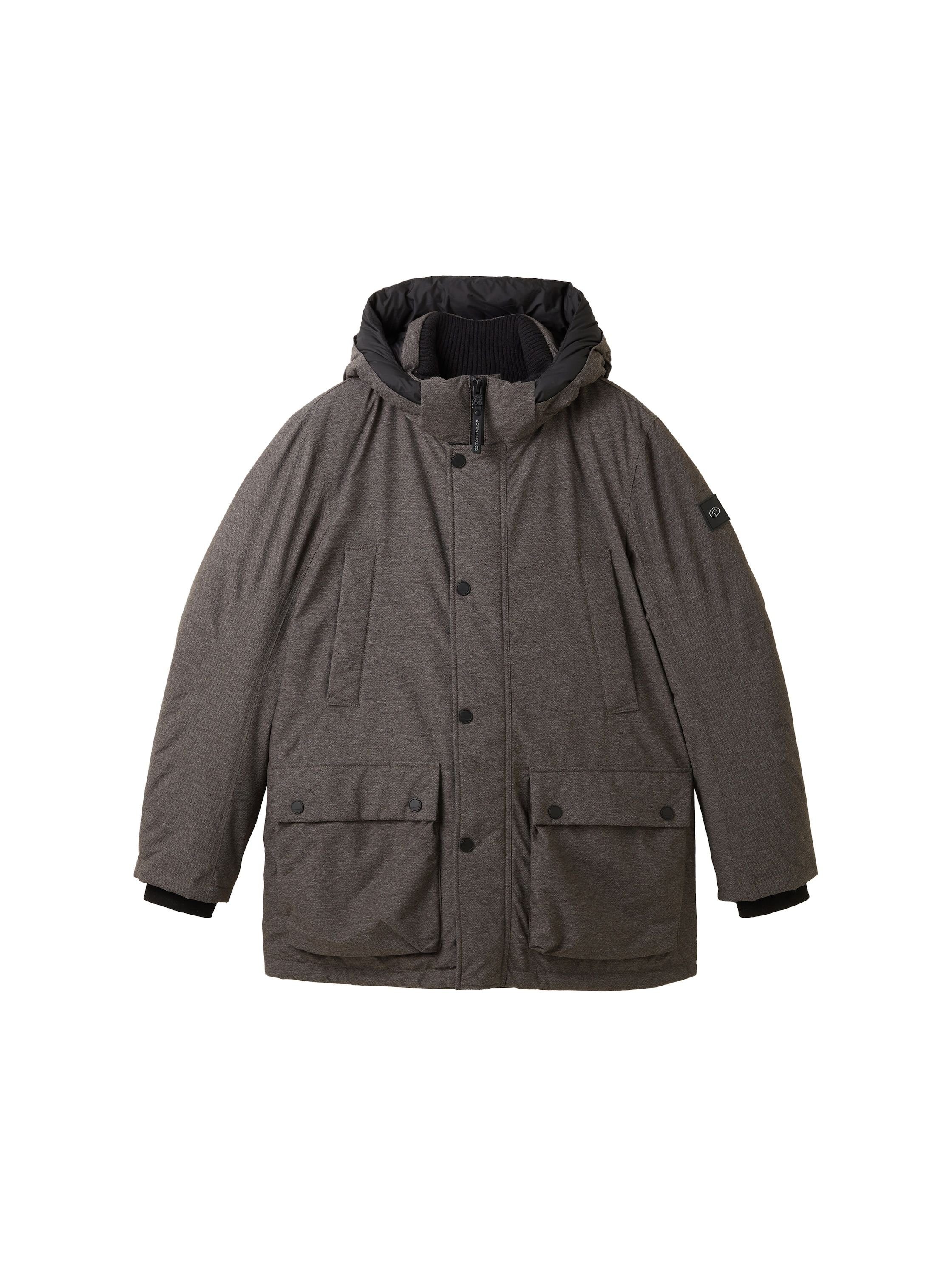 grey Outdoorjacke puffer structure TAILOR TOM