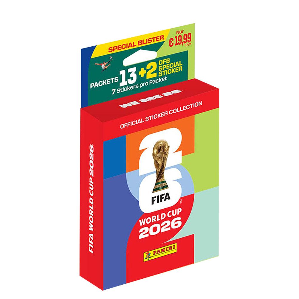 Panini Sammelkarte Panini FIFA World Cup 2026 Sticker - 1 Eco-Blister #2 (13 Tüten)
