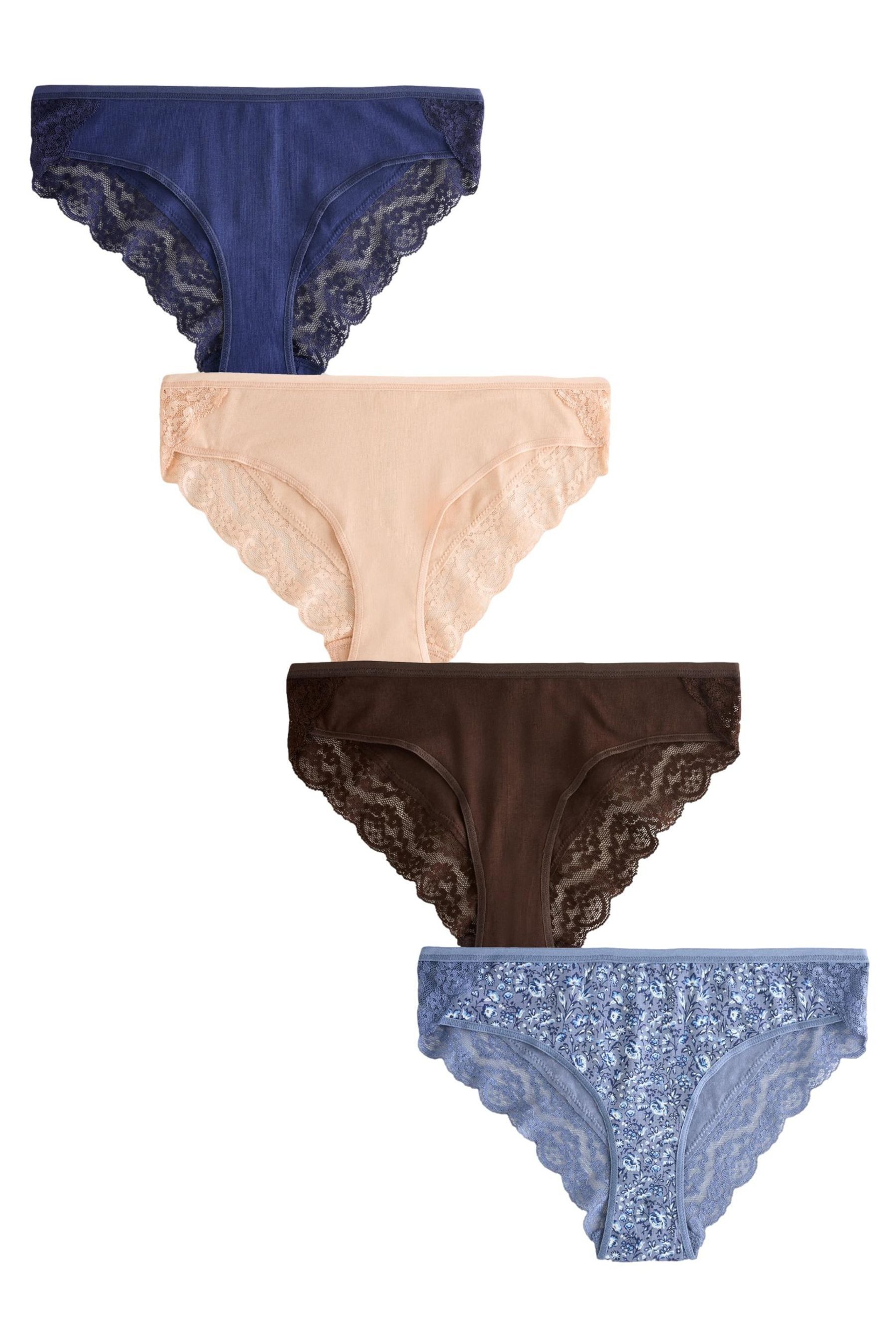 Next Bikinislip Spitzenslips im 4er-Pack, Bikini günstig online kaufen