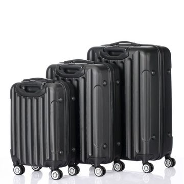 VINGLI Trolleyset Trolleyset 3 in 1 tragbarer ABS Trolley Koffer Reisekoffer