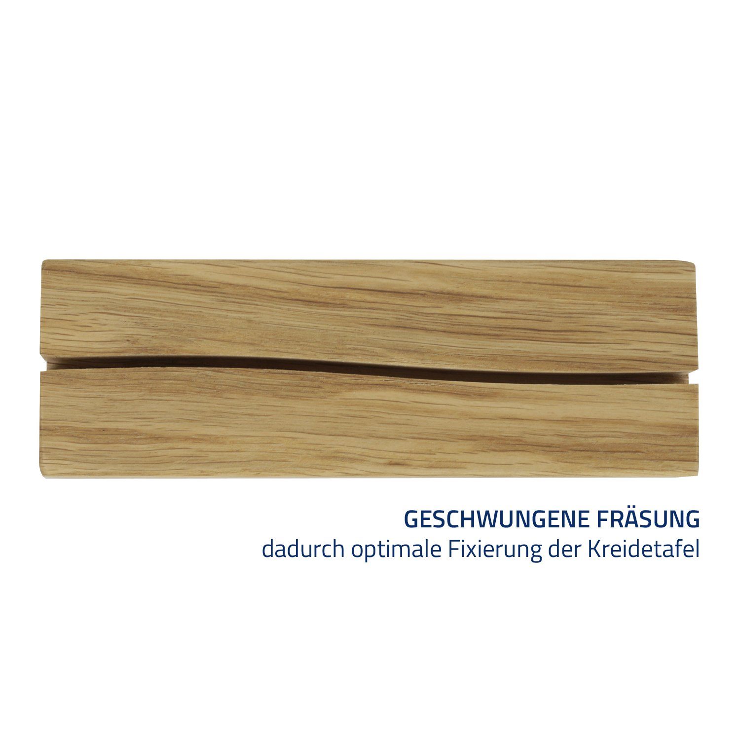 DIY Wandtafel HMF DIN 464, Deko T-Ständer Kreidetafel, Schwarz Hochformat Holzfuß, A6 mit Tischaufsteller
