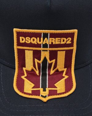 Dsquared2 Baseball Cap Dsquared2 Oversized Fighter Patch Logo Baseballcap Cap Kappe Basebalka