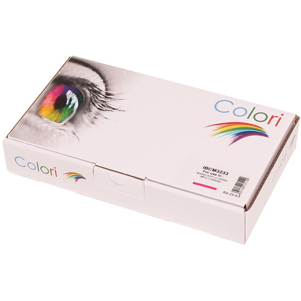Colori Tintenpatrone (Kompatible Druckerpatrone für Brother LC-3233 LC-3235XL Magenta für Brother DCP-J1100DW MFC-J1300DW von Colori)