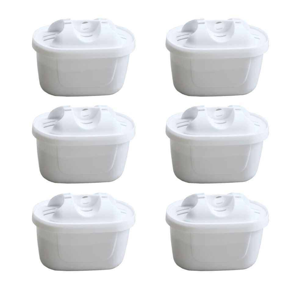 Trade-Shop Wasserfilter 6x für Bosch Tassimo TAS5542GB TAS6515GB TAS8520 TAS8520GB TAS6515 TAS, Zubehör für Wasserkrugfiltern Wasserfilter-Kannen / Kaffeemaschinen, TAS4503 TAS4504 Filterkartuschen / Wasser-Filter für sauberes Wasser
