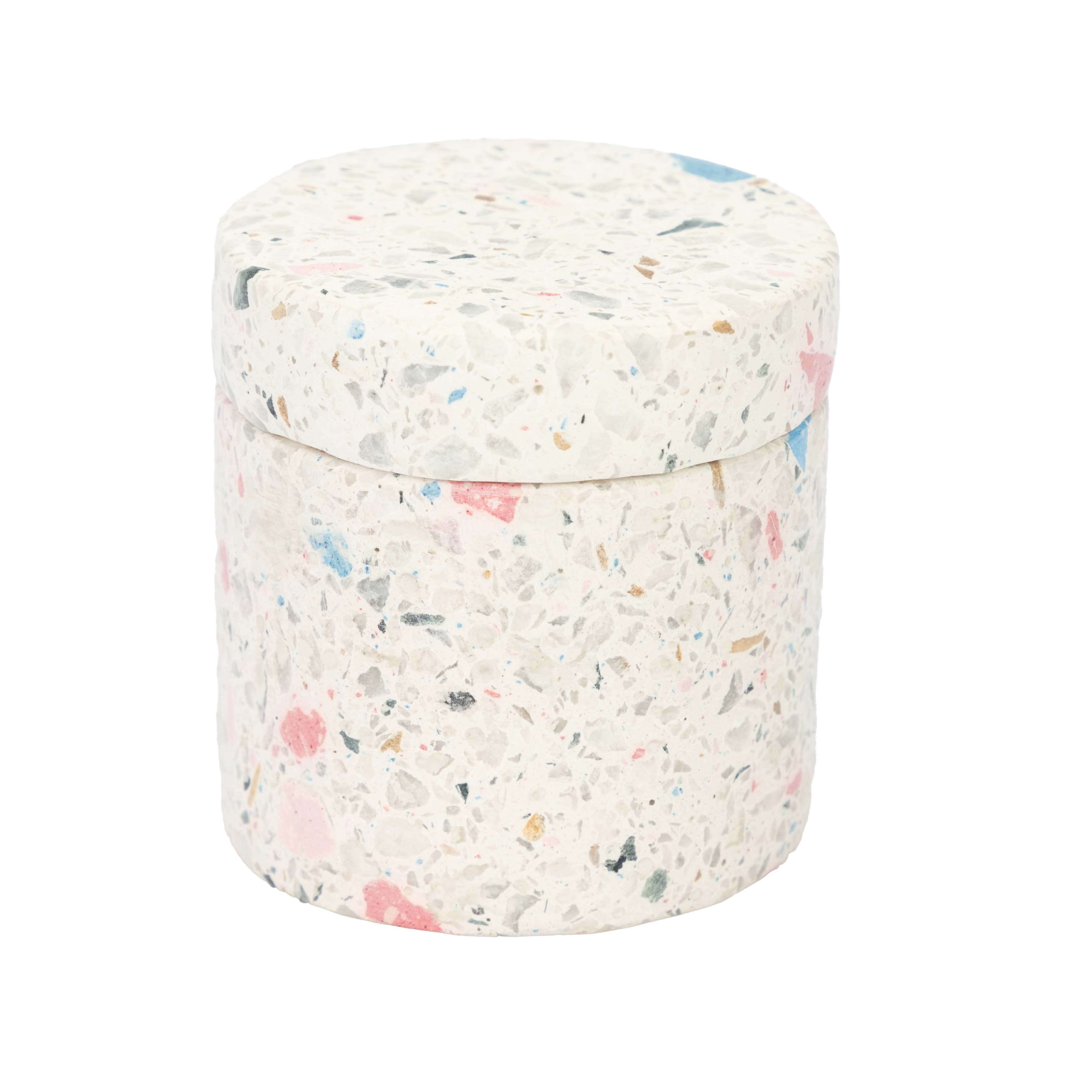 El Puente Pillendose Dose "Terrazzo", Handmade, Fair Trade
