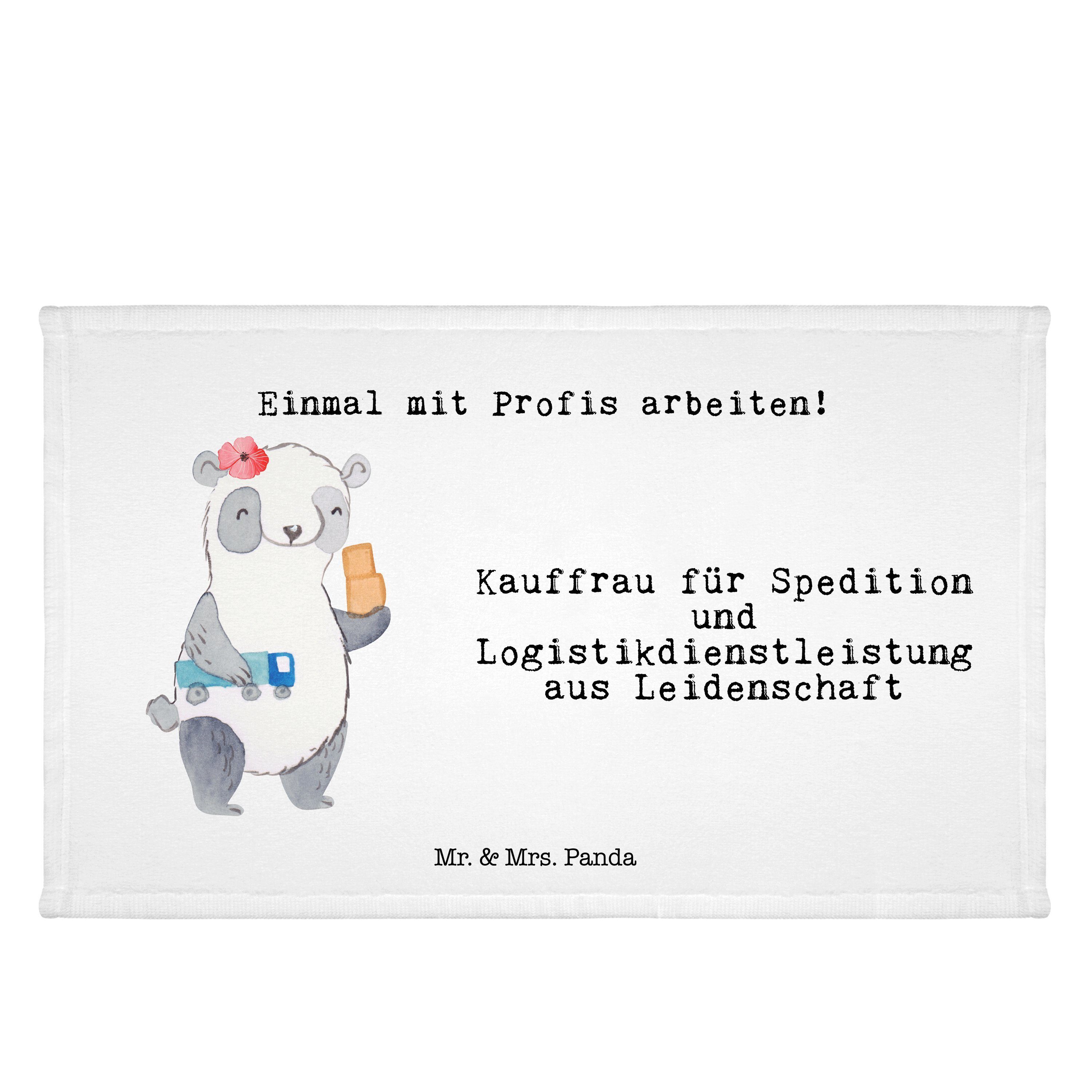 & Handtuch (1-St) Panda Spedition Logistikdienstleistung Leidenschaft für und Mrs. Mr. -, Kauffrau aus