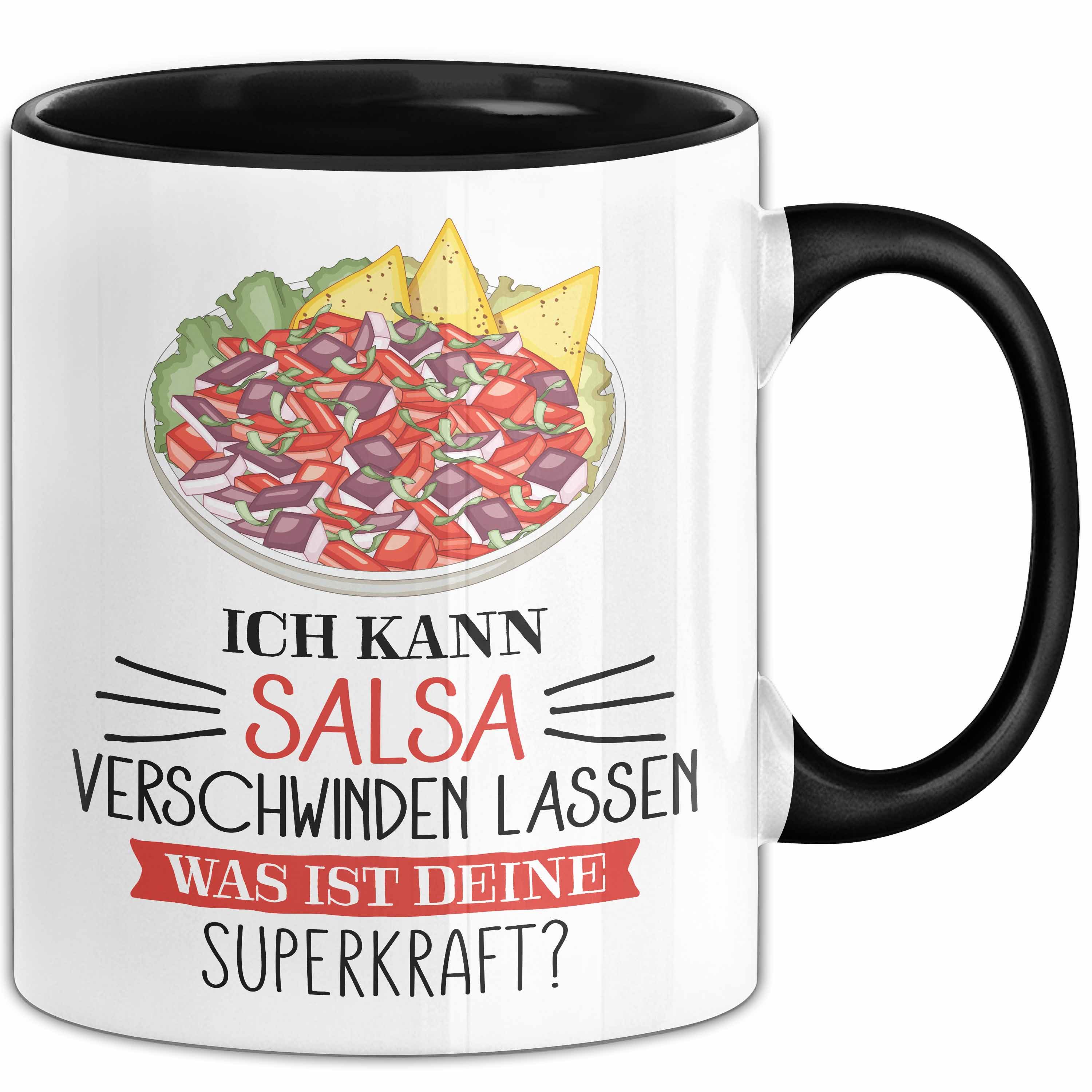 Trendation Tasse Salsa-Liebhaber Tasse Geschenk Ich Kann Salsa Verschwinden Lassen Was