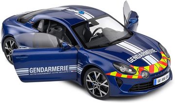 Solido Modellauto Solido Modellauto Maßstab 1:18 Alpine A110 Gendarmerie blau 2023 S1801, Maßstab 1:18