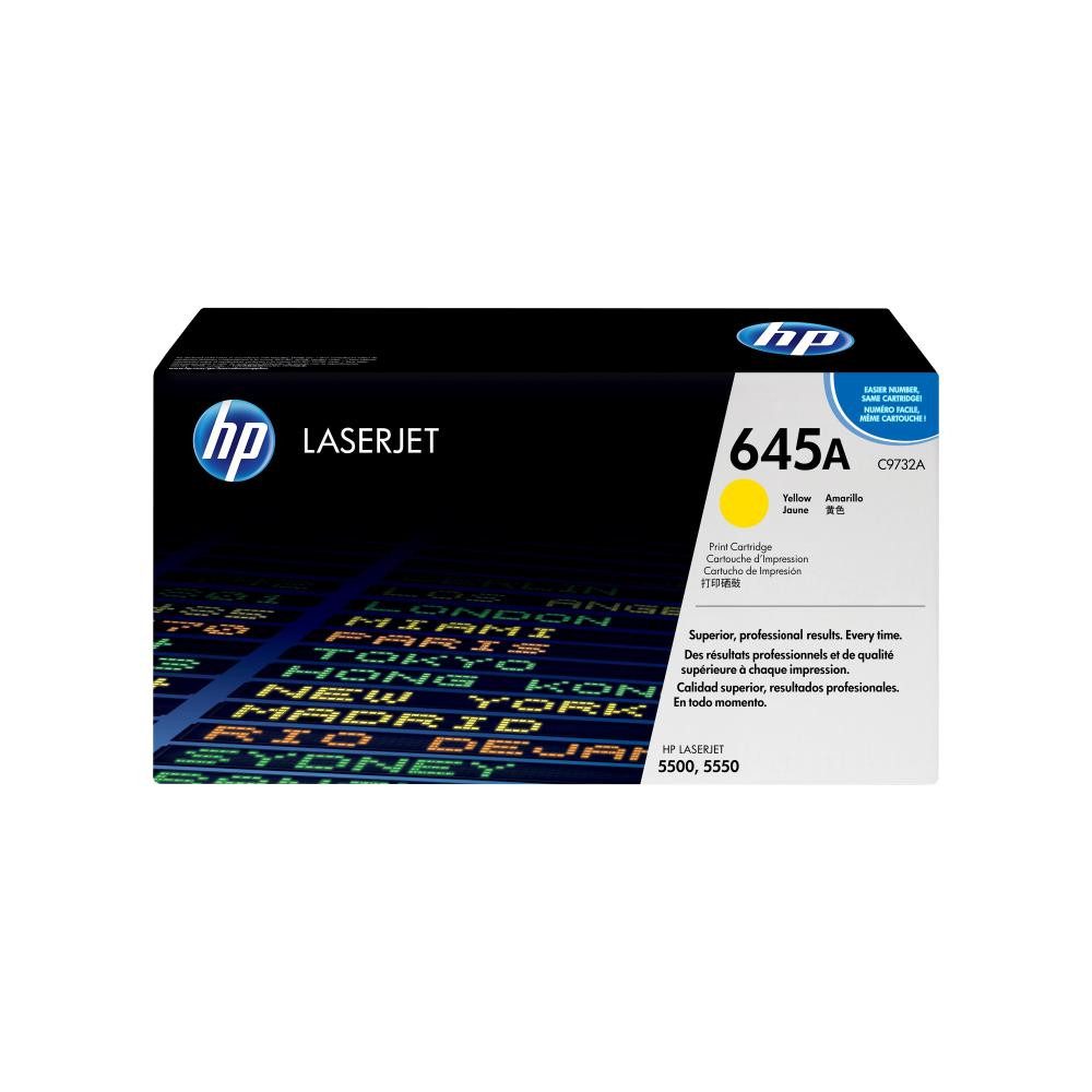 HP Tonerpatrone No.645A Toner gelb