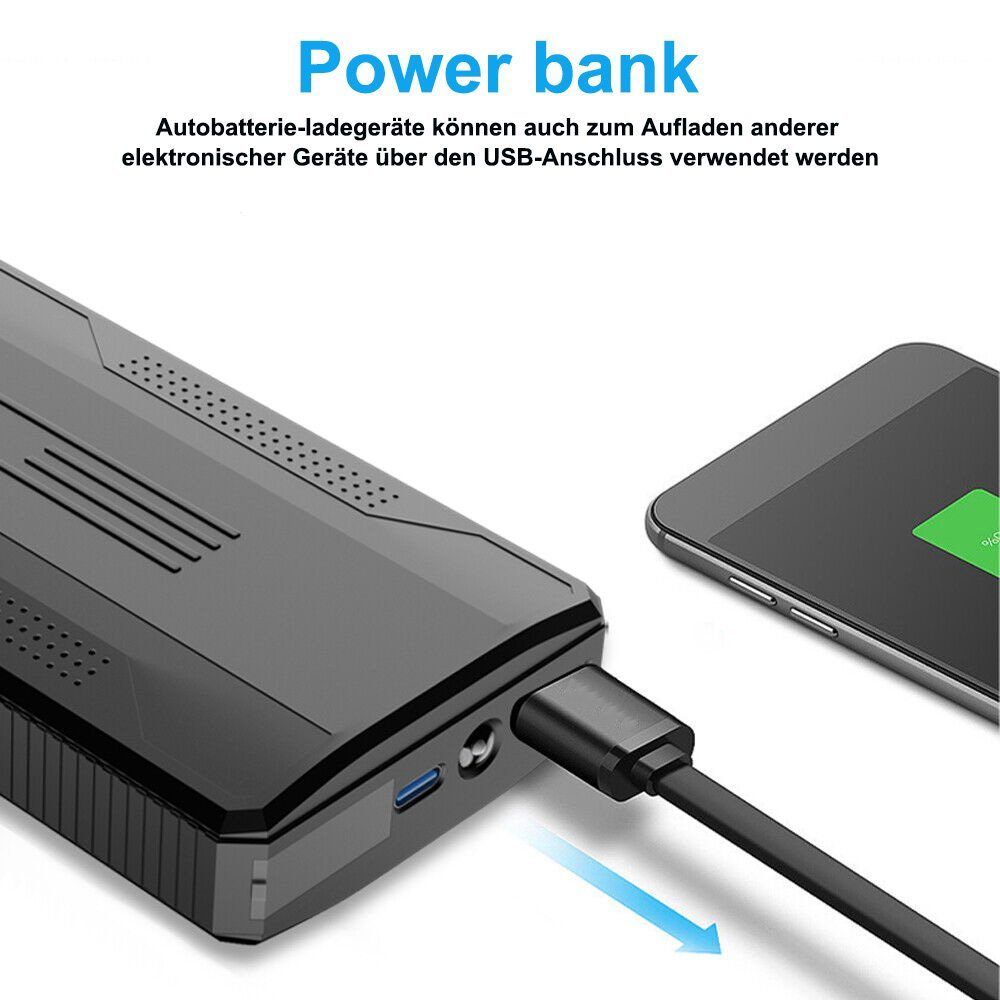 STAHLWERK Powerbank Auto Starthilfe Booster mit Kompressor LED und USB,  69,99 €