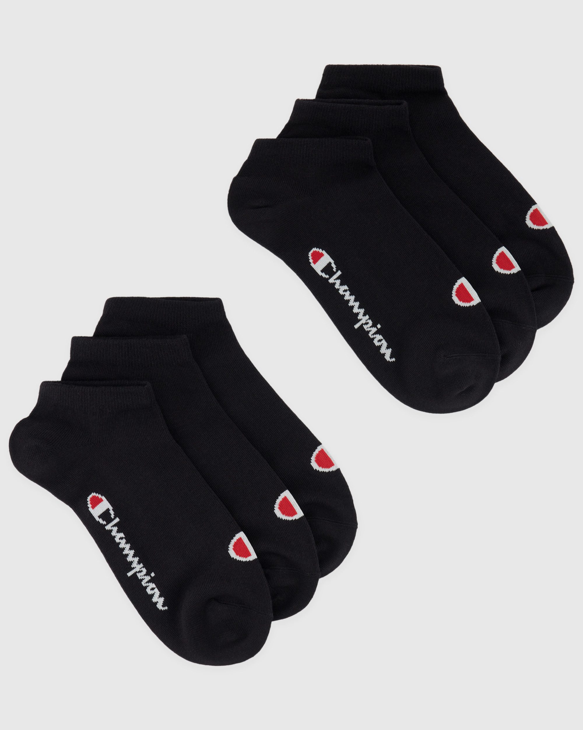 Champion Sneakersocken 6pk Sneaker Socks (6-Paar) für sportliche Aktivitäten, für Fitness und Training, im 6er-Pack