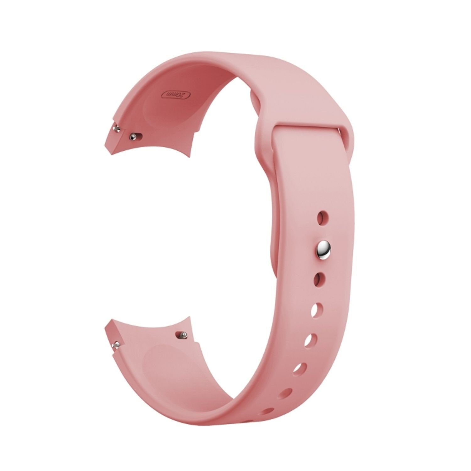 König Design Smartwatch-Armband Samsung Galaxy Watch 4 40mm, Smartwatch-Armband für Samsung Galaxy Watch 4 40mm Sport Ersatz Armband Silikon Rosa