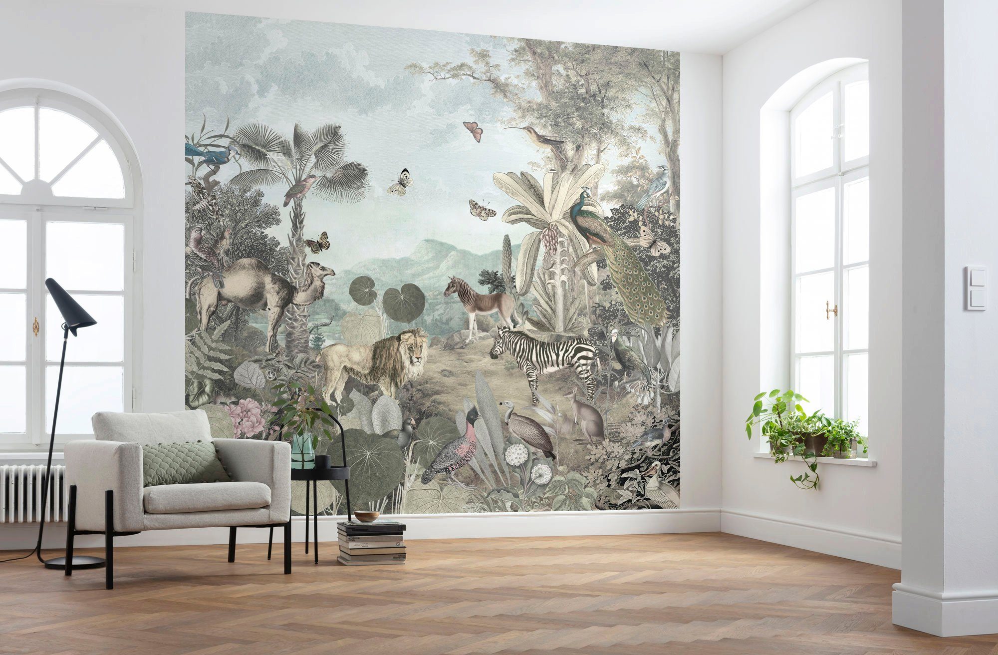 Komar Vliestapete Digitaldruck Vlies - Creation - Größe 300 x 280 cm, glatt, bedruckt, (1 St), Wohnzimmer, Schlafzimmer