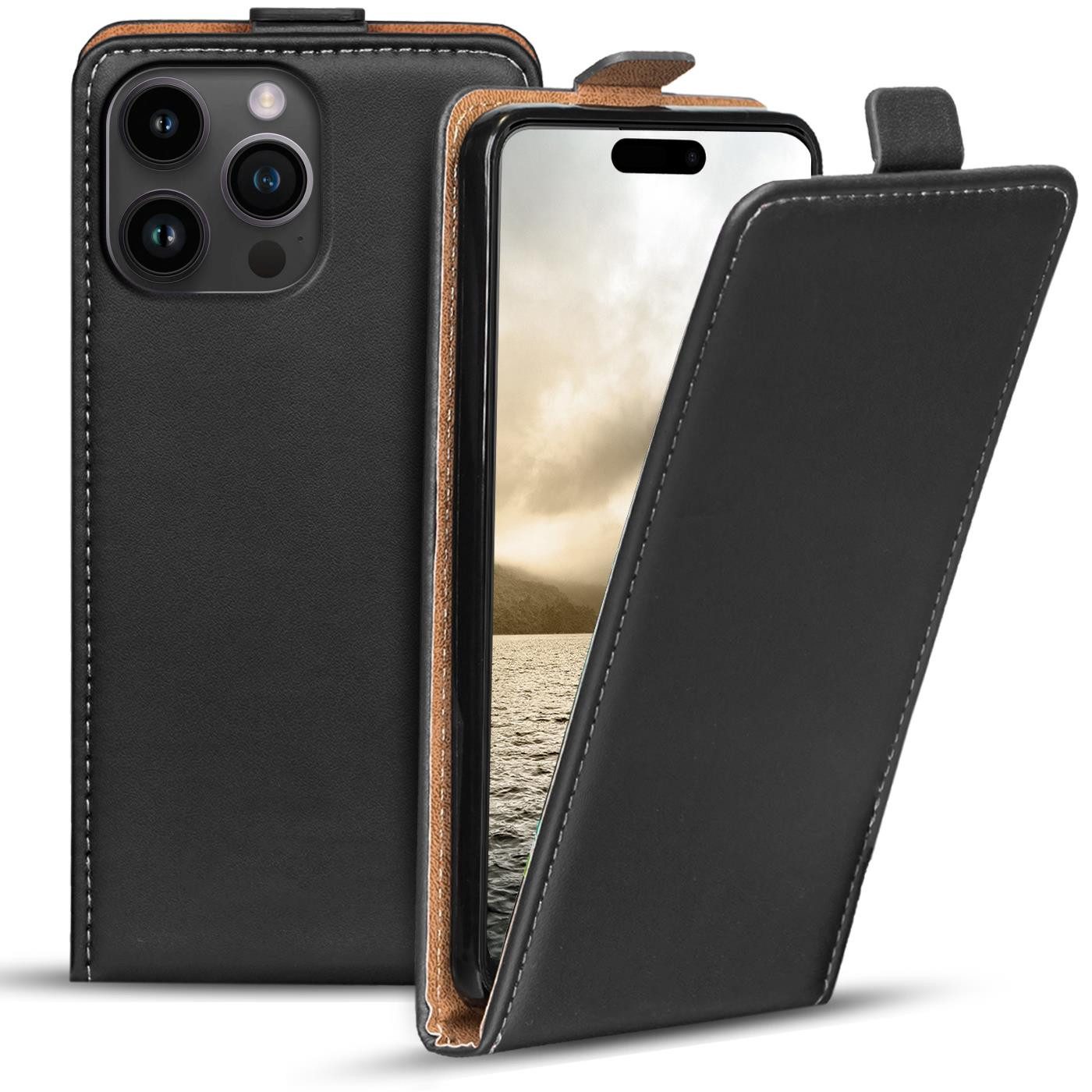 CoolGadget Handyhülle Flip Case Handyhülle für Apple iPhone 16 Pro 6,3 Zoll, Hülle Klapphülle Schutzhülle für iPhone 16 Pro Flipstyle Cover