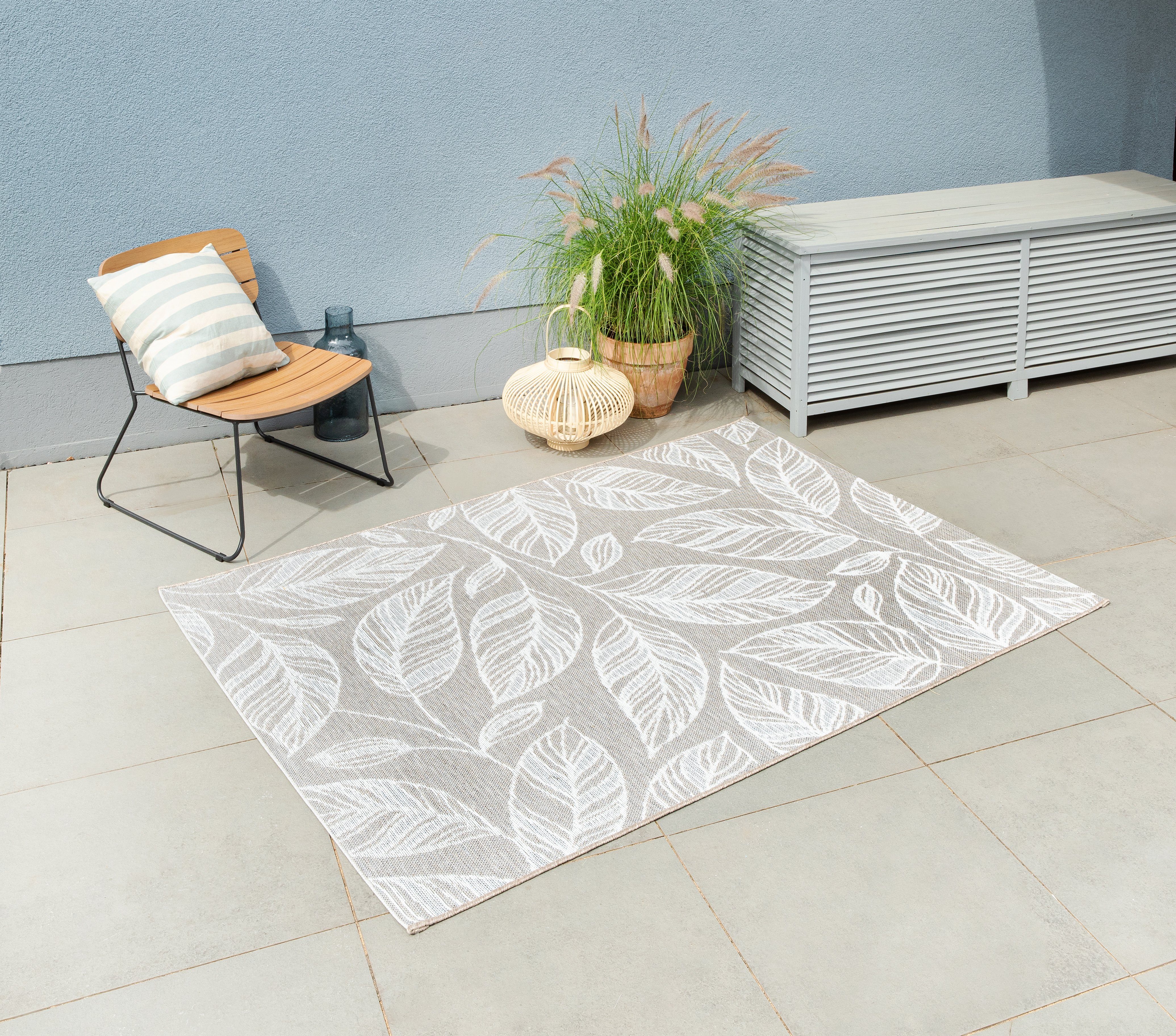 Teppich Outdoor & Indoor Teppich, TaCa Home, rechteckig, Höhe 3 mm