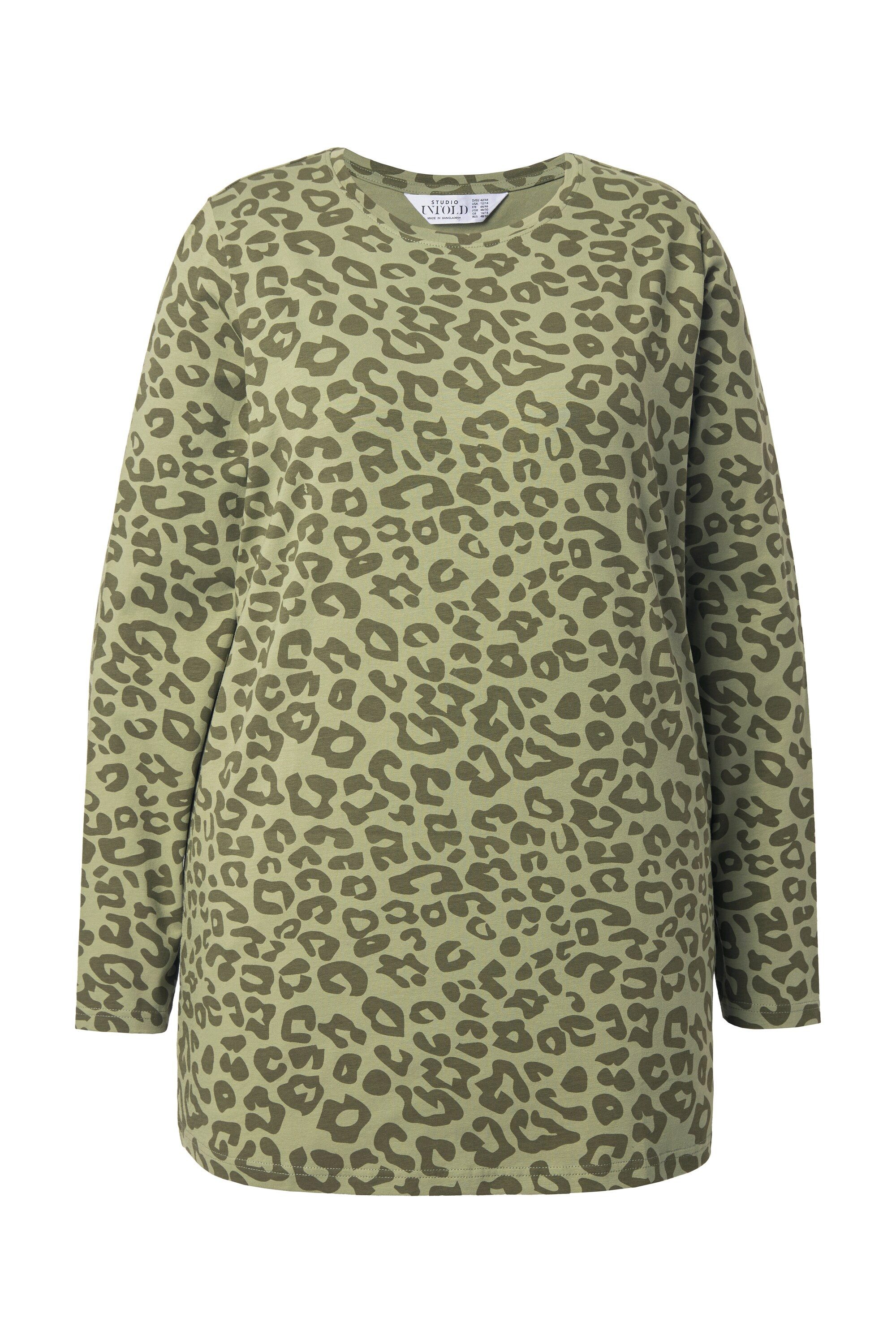 Longsleeve Longsleeve Classic Shape Leo-Print