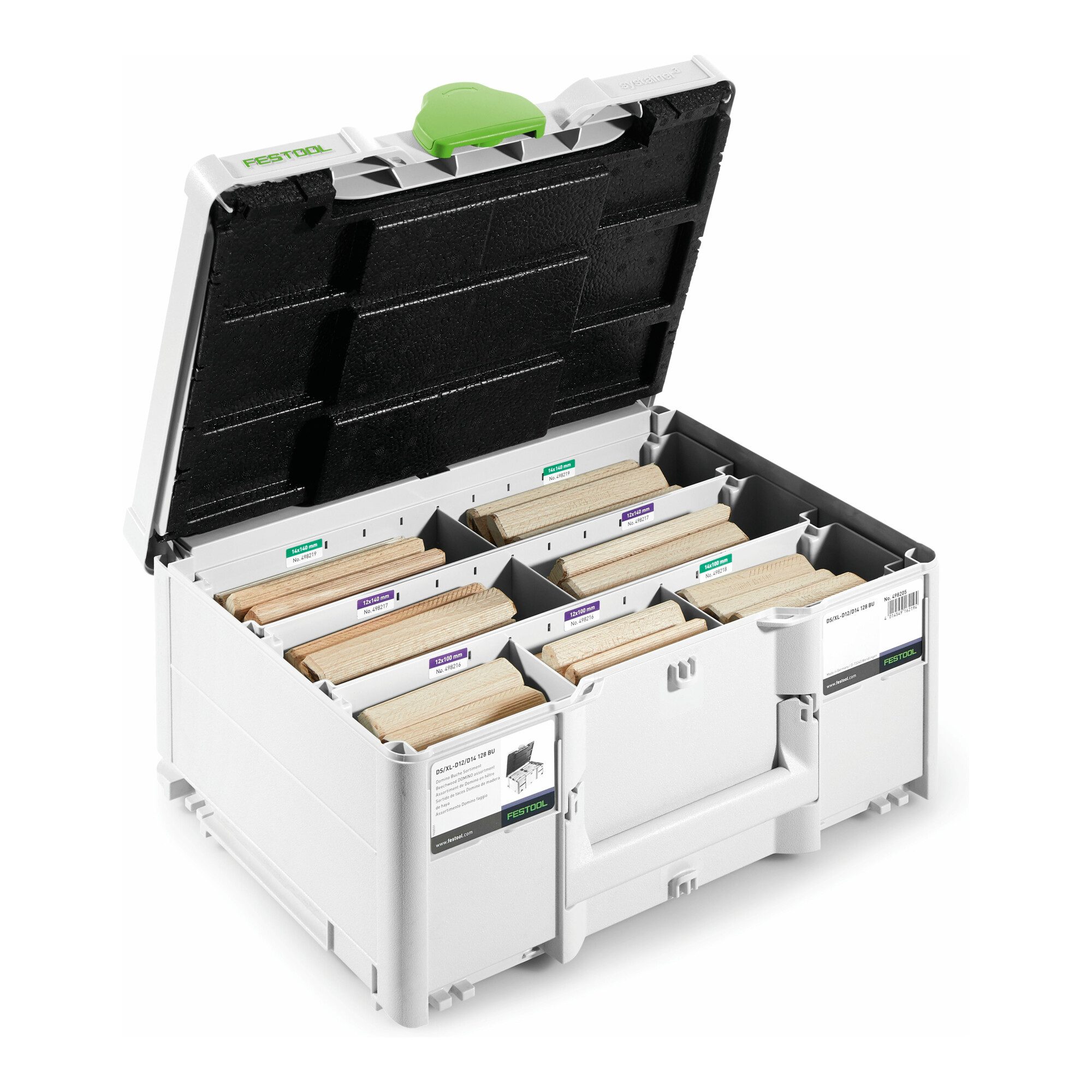 FESTOOL Holzdübel Festool DOMINO XL Dübel Buche DS/XL D12/D14 128 BU