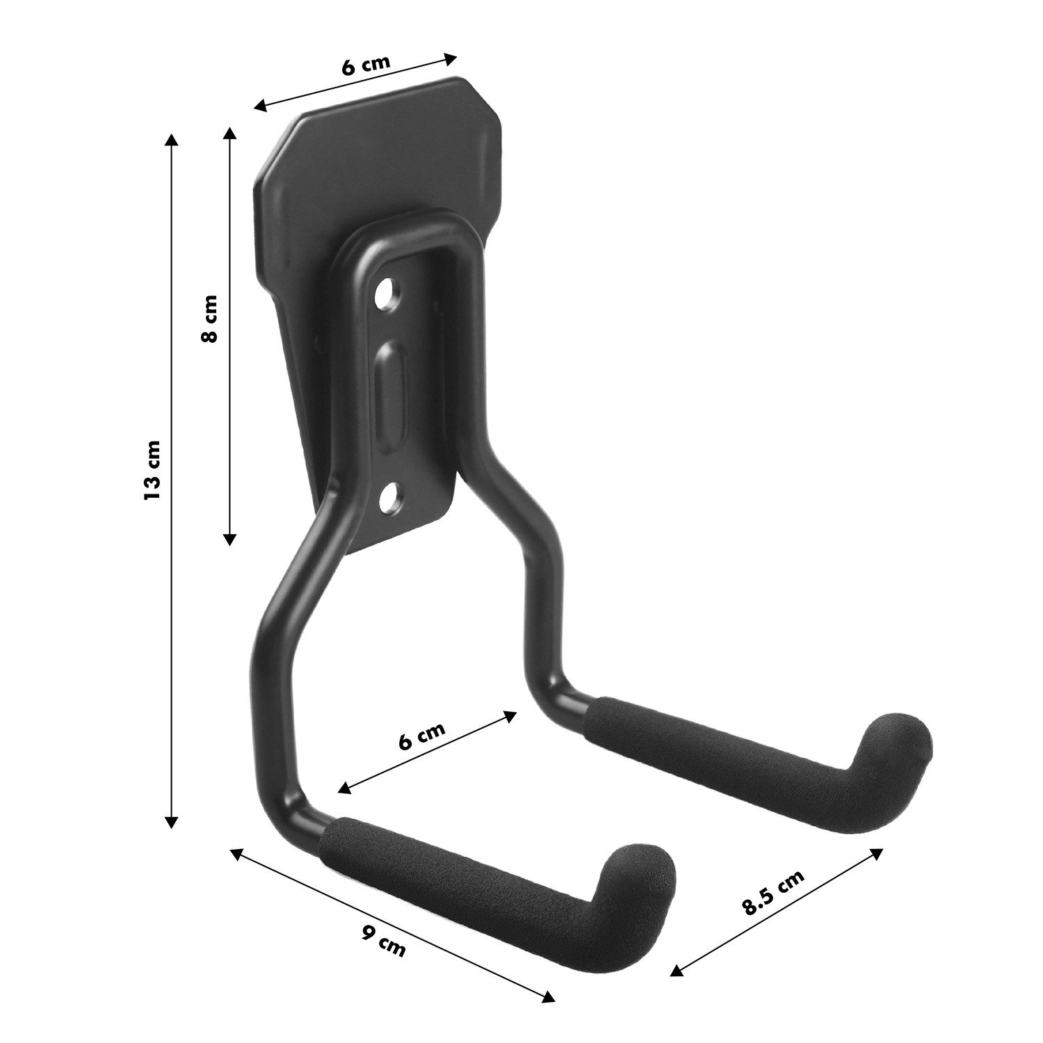 Maclean wall mount MC-439, (tool holder, hose holder, steel garage hook, 35 kg)