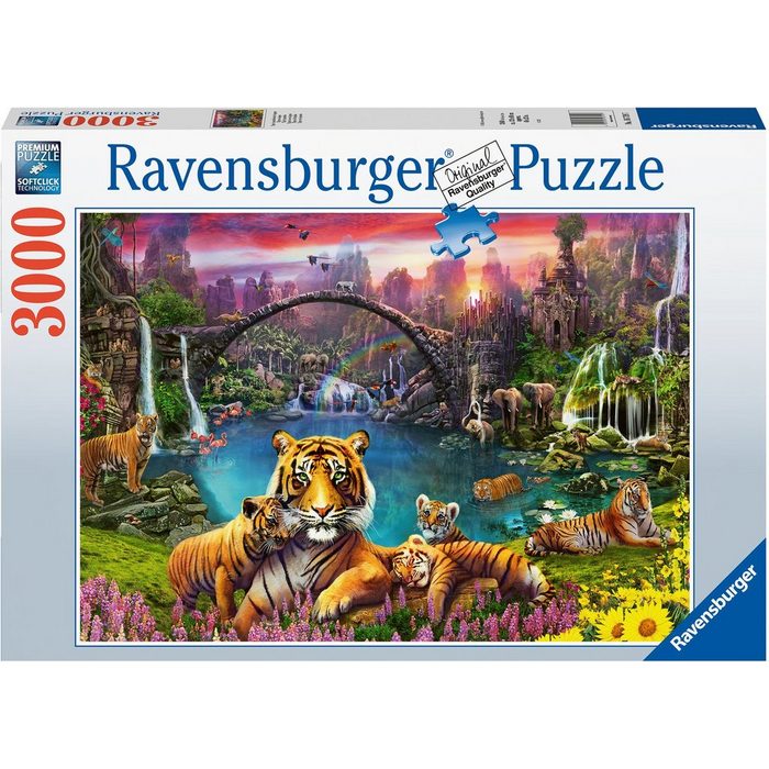 Ravensburger Puzzle »Tiger in paradiesischer Lagune« 3000 Puzzleteile Made in Germany FSC® - schützt Wald - weltweit