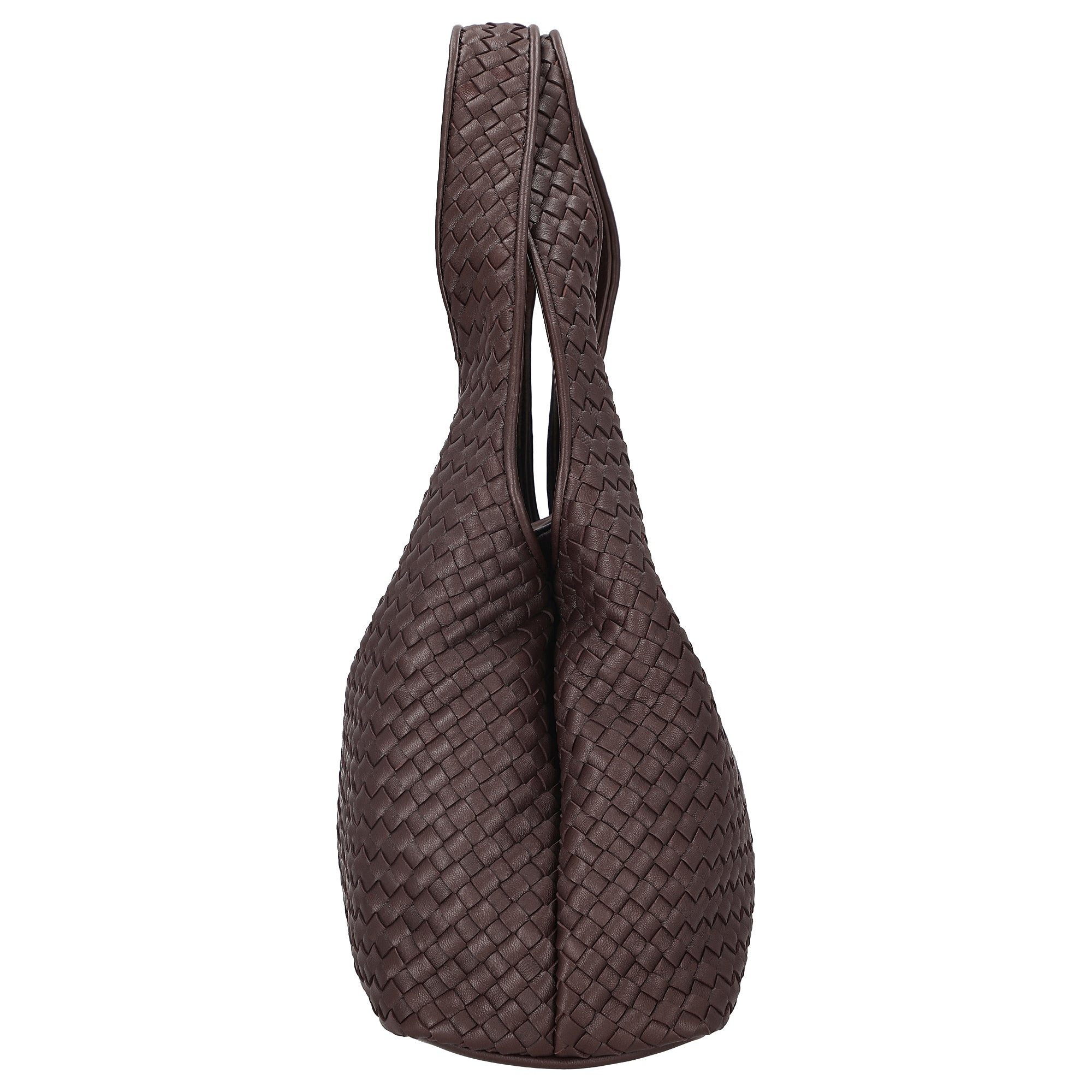 Les Visionnaires Shopper Paz Weave Silky - Shopper 45 cm (aubergine) – Bild 3 von 5