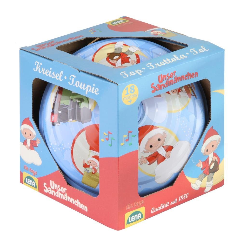 SIMM Spielwaren Brummkreisel Brummkreisel 19 cm Sandmännchen, für Kleinkinder ab 18 Monaten