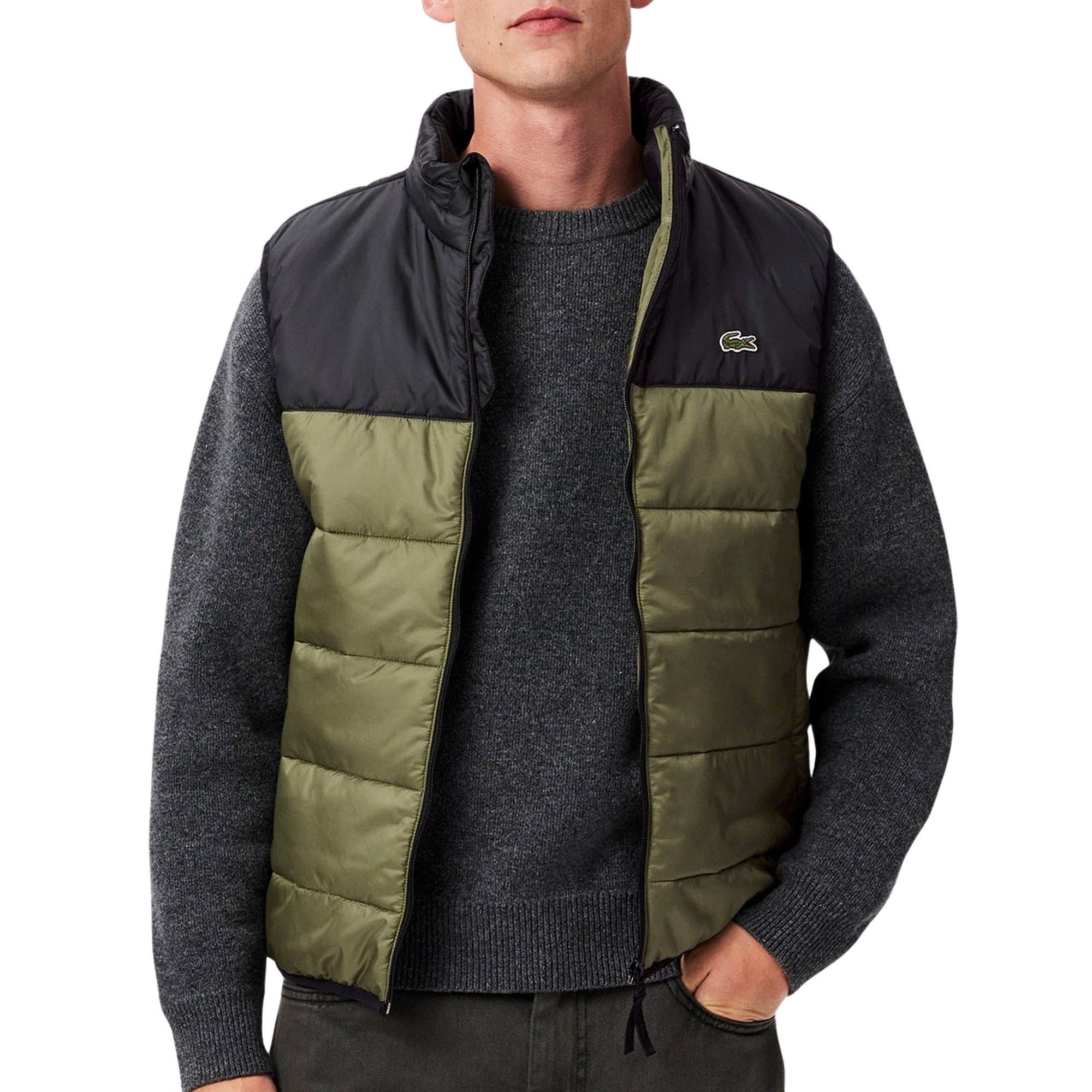 Lacoste Trainingsjacke Herren Waterrepellent Puffer Weste günstig online kaufen