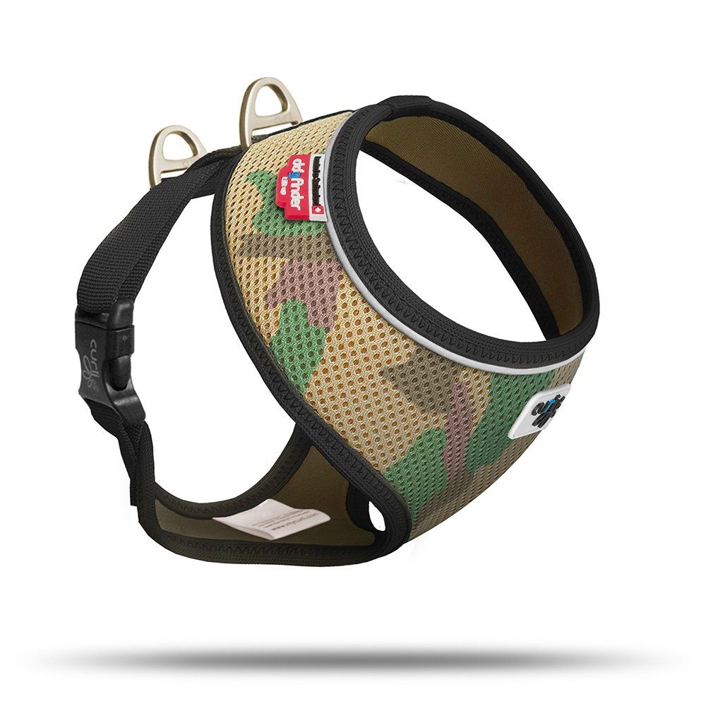 Curli Hunde-Geschirr Basic Geschirr Air-Mesh camo