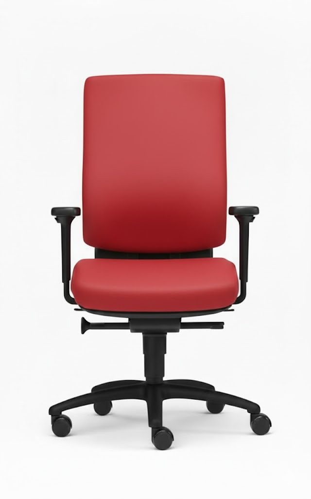 SITWELL STEIFENSAND AG Bürostuhl Bürostuhl Cube, ergonomischer Objekt-Bürostuhl mit Armlehnen, ergonomisch, Lordosenstütze, Synchron-Mechanik bis 120kg