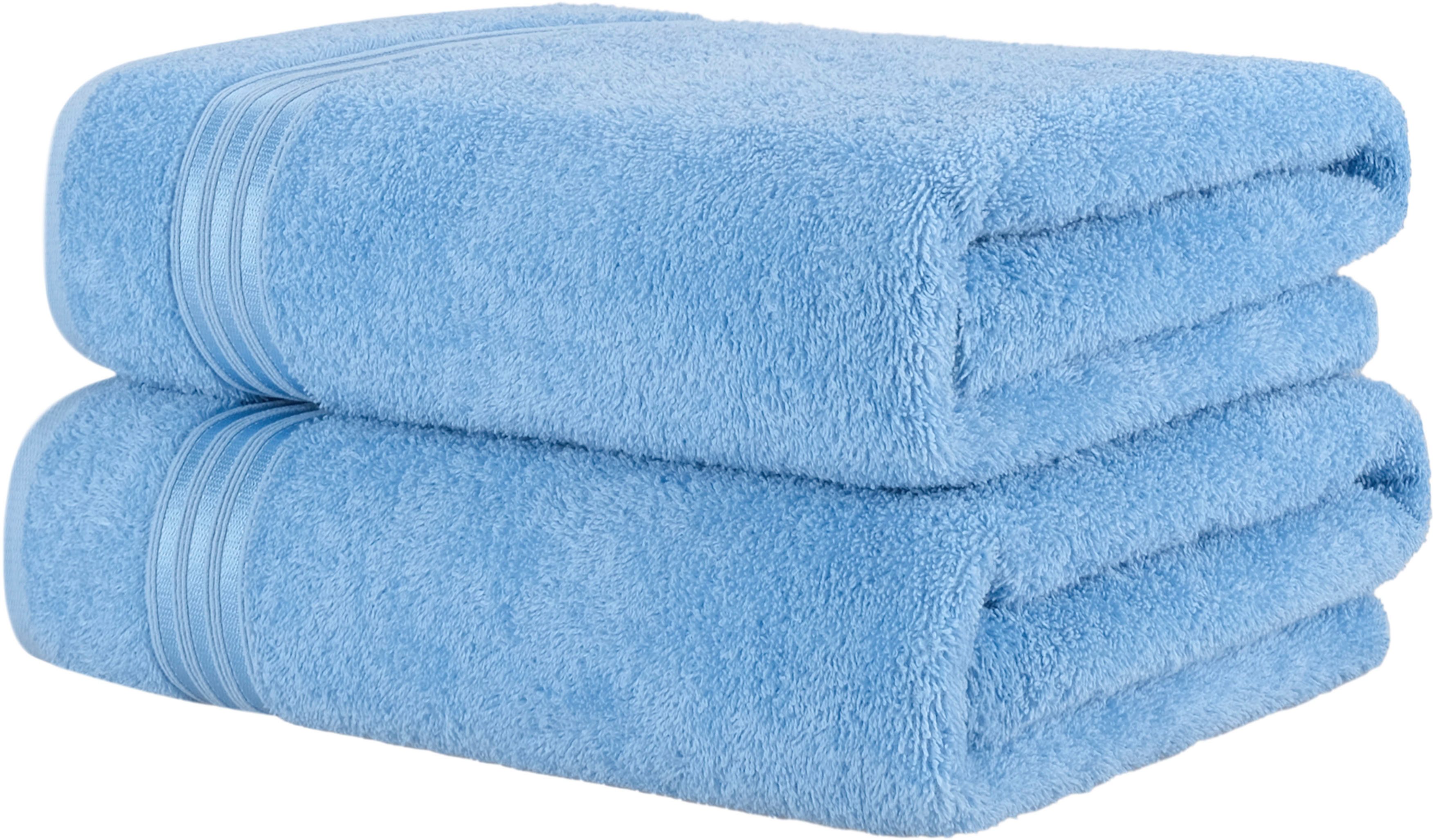 HAMMETEX Saunatuch Hammetex 2er Set extra große Saunatücher, Frottier (Packung, 2-St), 100% Baumwolle – Weich & Saugfähig – Luxuriöse Große Spa-Badetücher