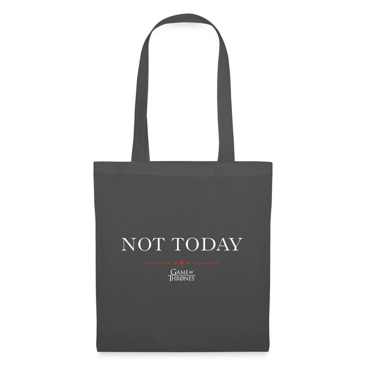 Spreadshirt Henkeltasche Game Of Thrones Not Today Spruch Stoffbeutel (1-tlg)