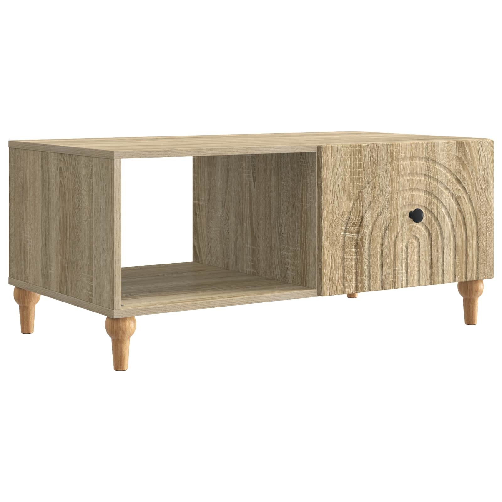 Couchtisch Couchtisch Sonoma-Eiche 90 x 50 x 40 cm Holzwerkstoff