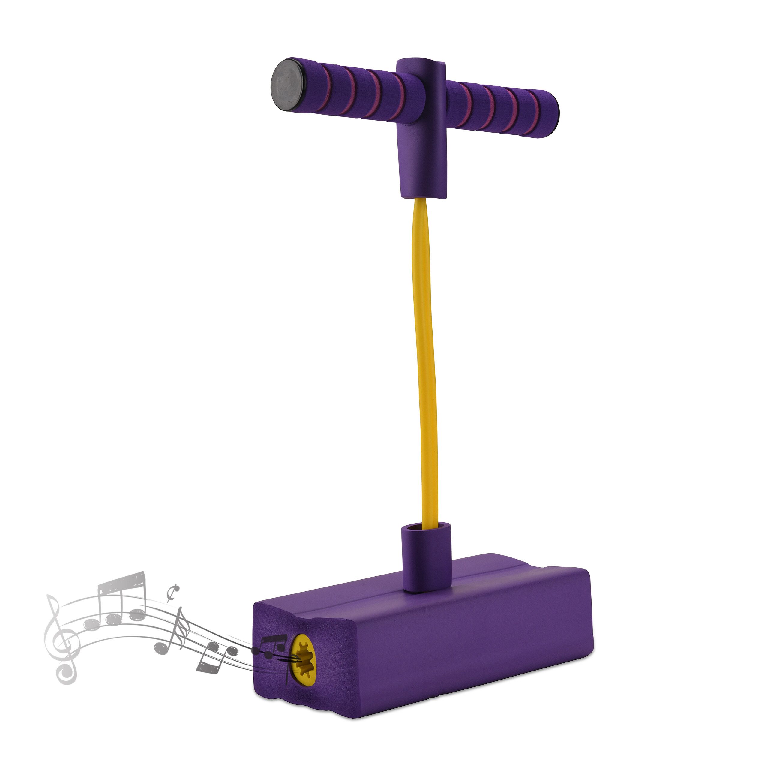 relaxdays Hüpfspielzeug Schaumstoff Pogo Jumper für Kinder, lila