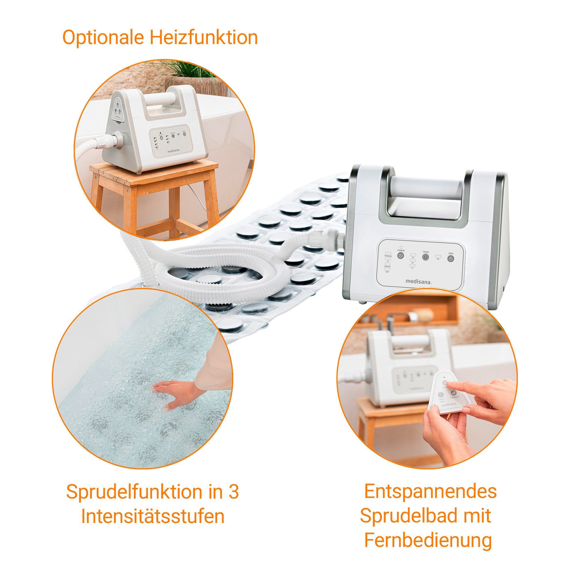 medisana Luftsprudelbad BBS