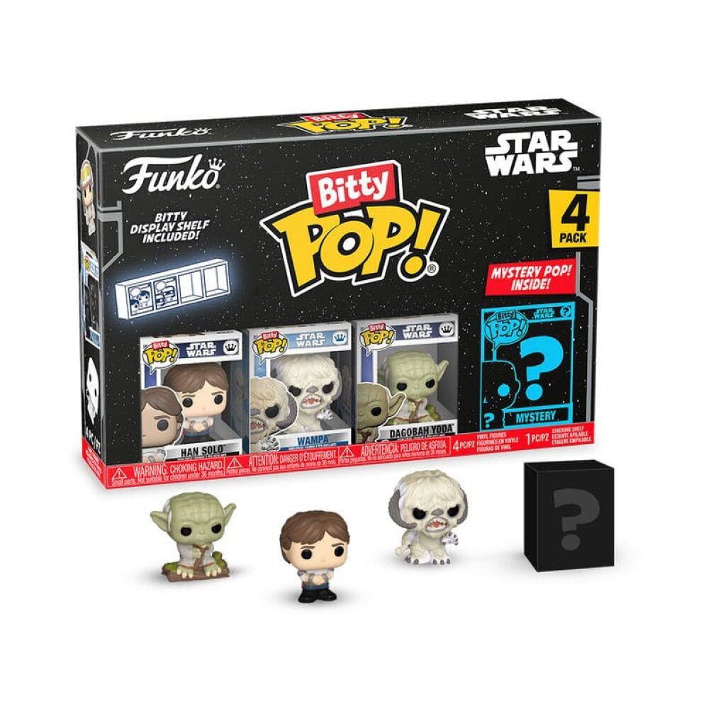 Funko Actionfigur Star Wars Bitty POP! Vinyl Figuren 4er-Pack Han 2,5 cm
