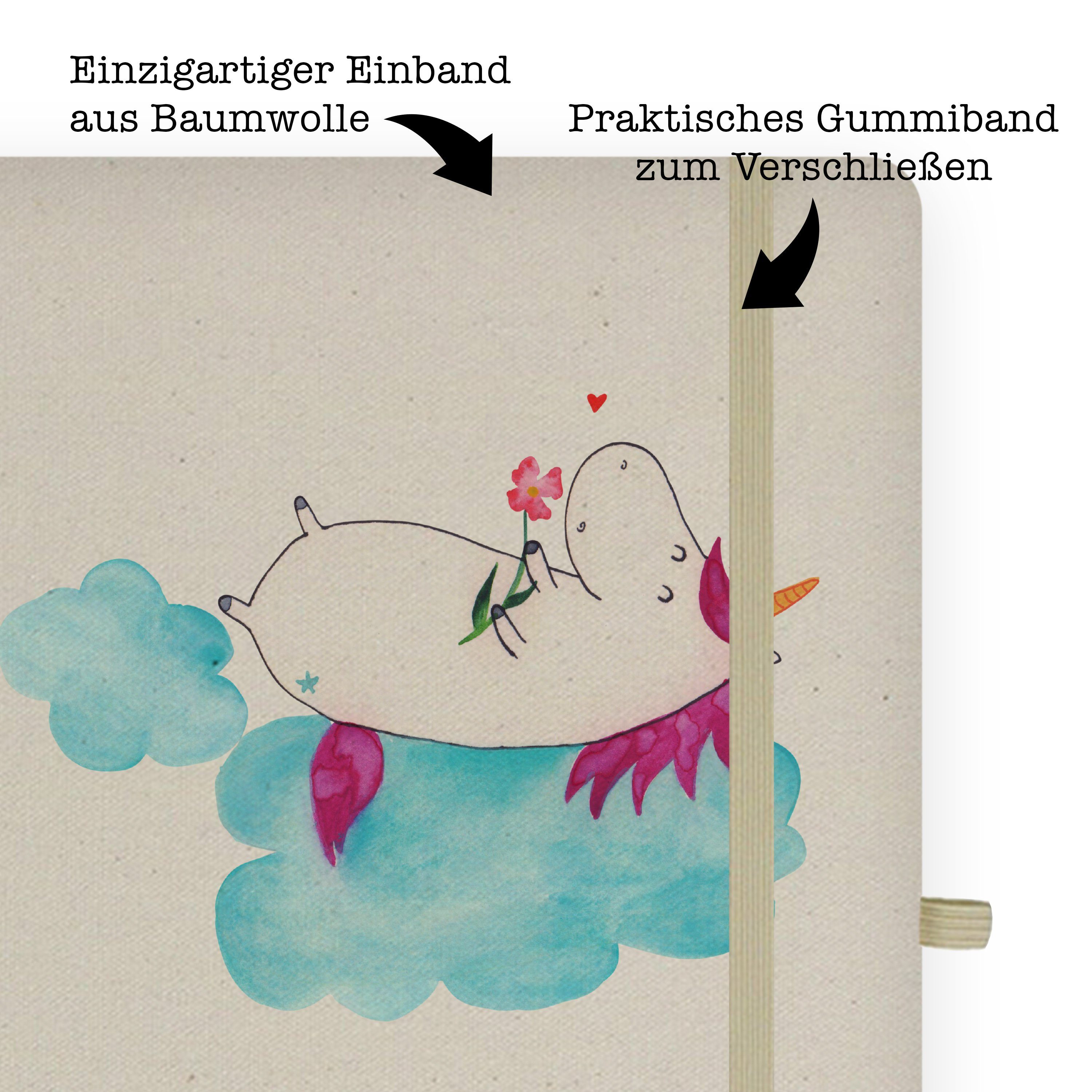 Mr. Mrs. Geschenk, Transparent Wolke Panda - & verliebt Panda auf - Ei Mr. Notizbuch & Deko, Einhorn Mrs. Einhorn