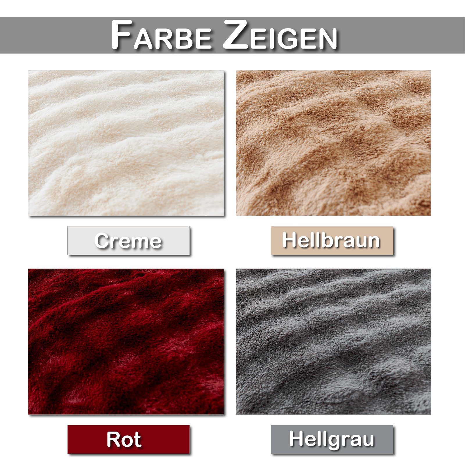 Sofabezug, Sofahusse Plüsch Sofabezug Qelus Wohnzimmerdekoration Rutschfester Creme für