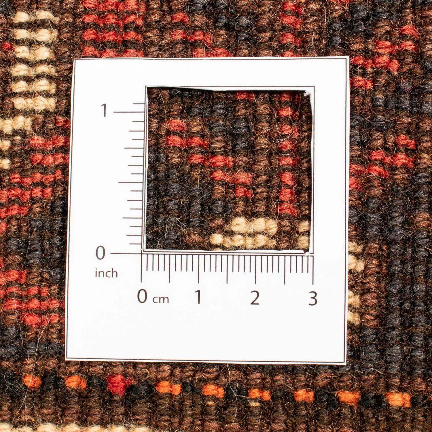 x mm, mit 218 Medaillon cm, Wollteppich 10 Rosso morgenland, Unikat Shiraz Höhe: 295 rechteckig, Zertifikat