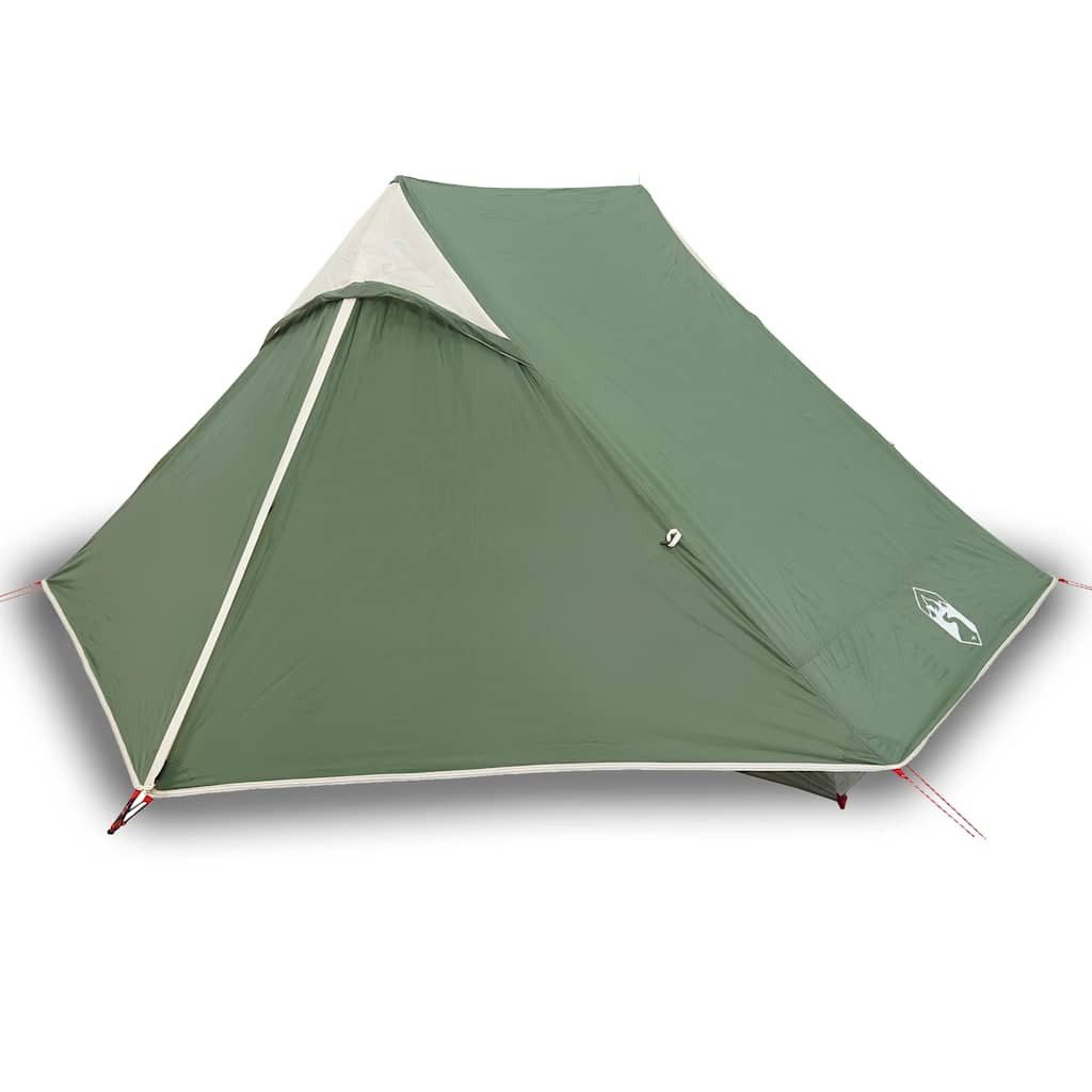 Kuppelzelt Campingzelt 2 Personen Grün Wasserdicht