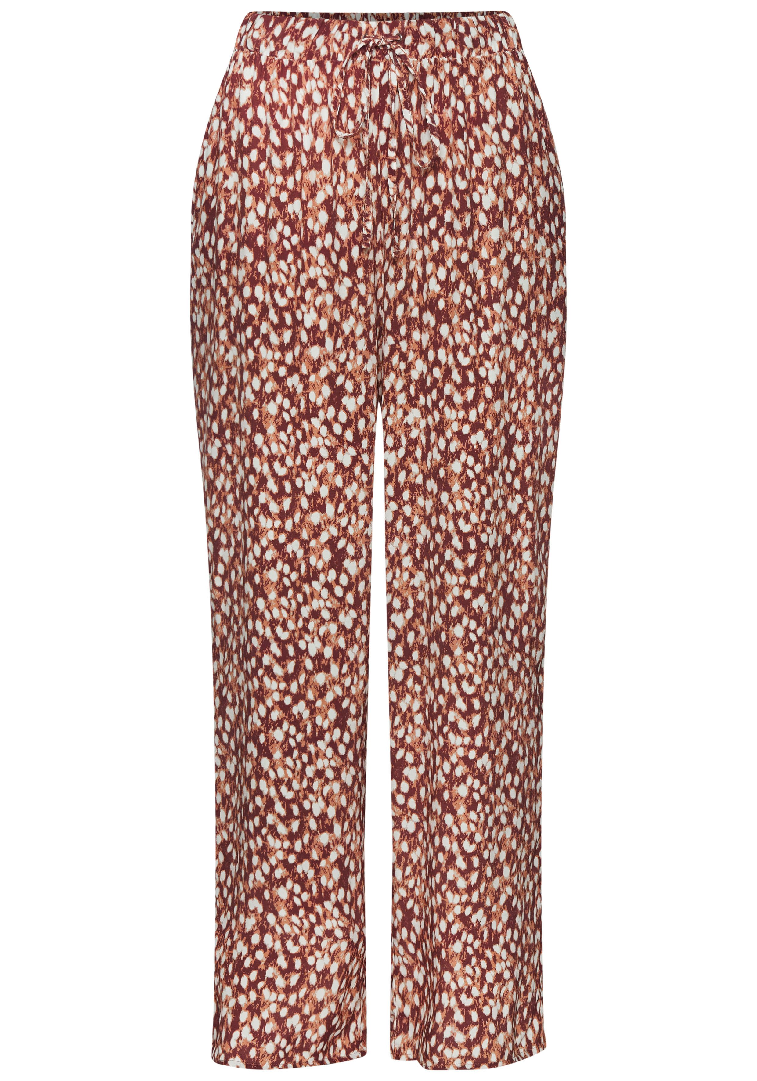 Vivance Palazzohose mit Alloverprint, weites Bein, günstig online kaufen