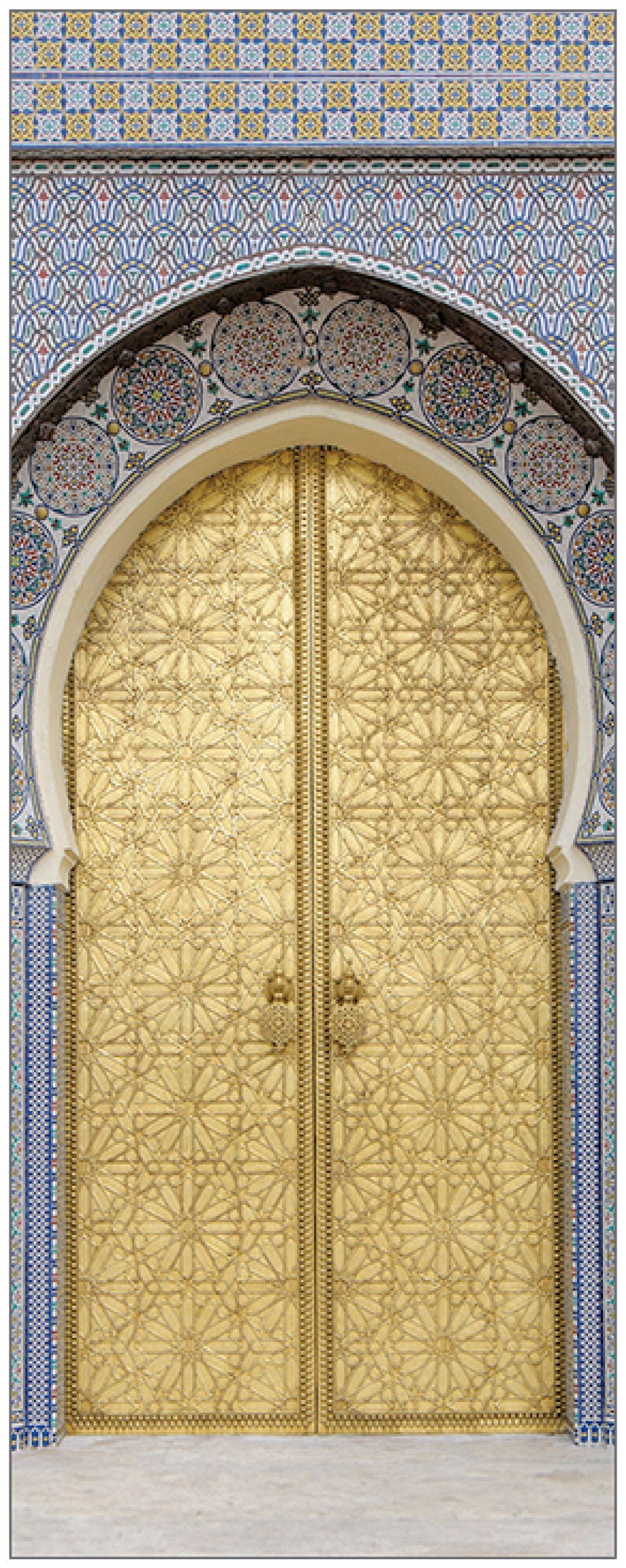 MySpotti Spritzschutz fresh Ancient Door, 100 x 255 cm
