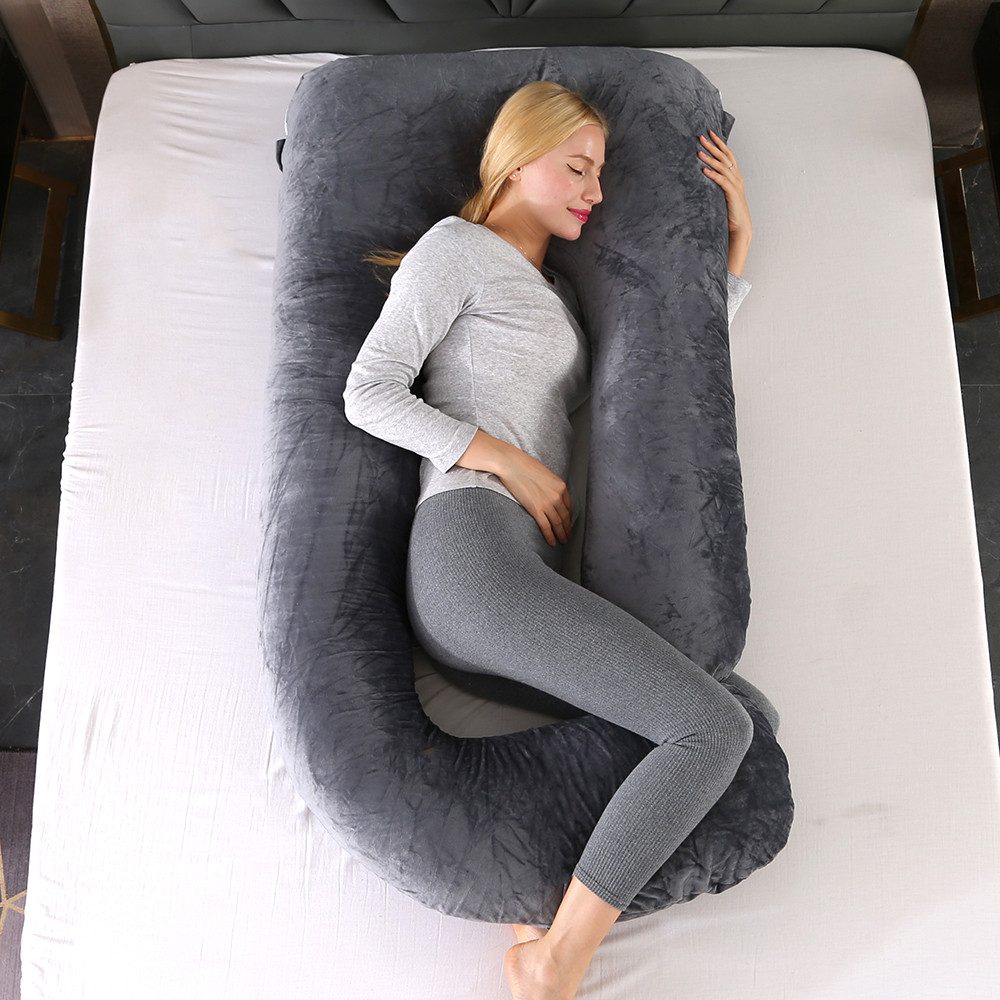 CALIYO Stillkissen Seitenschläferkissen Schwangerschaftskissen zum Schlafen günstig online kaufen