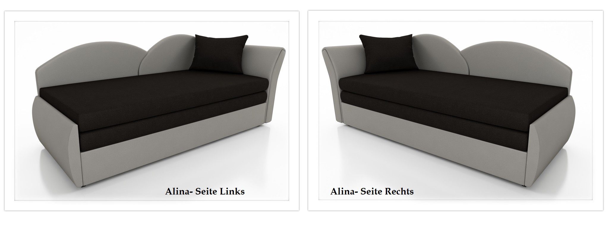 Fun Möbel Schlafsofa Sofa ALINA Links günstig online kaufen
