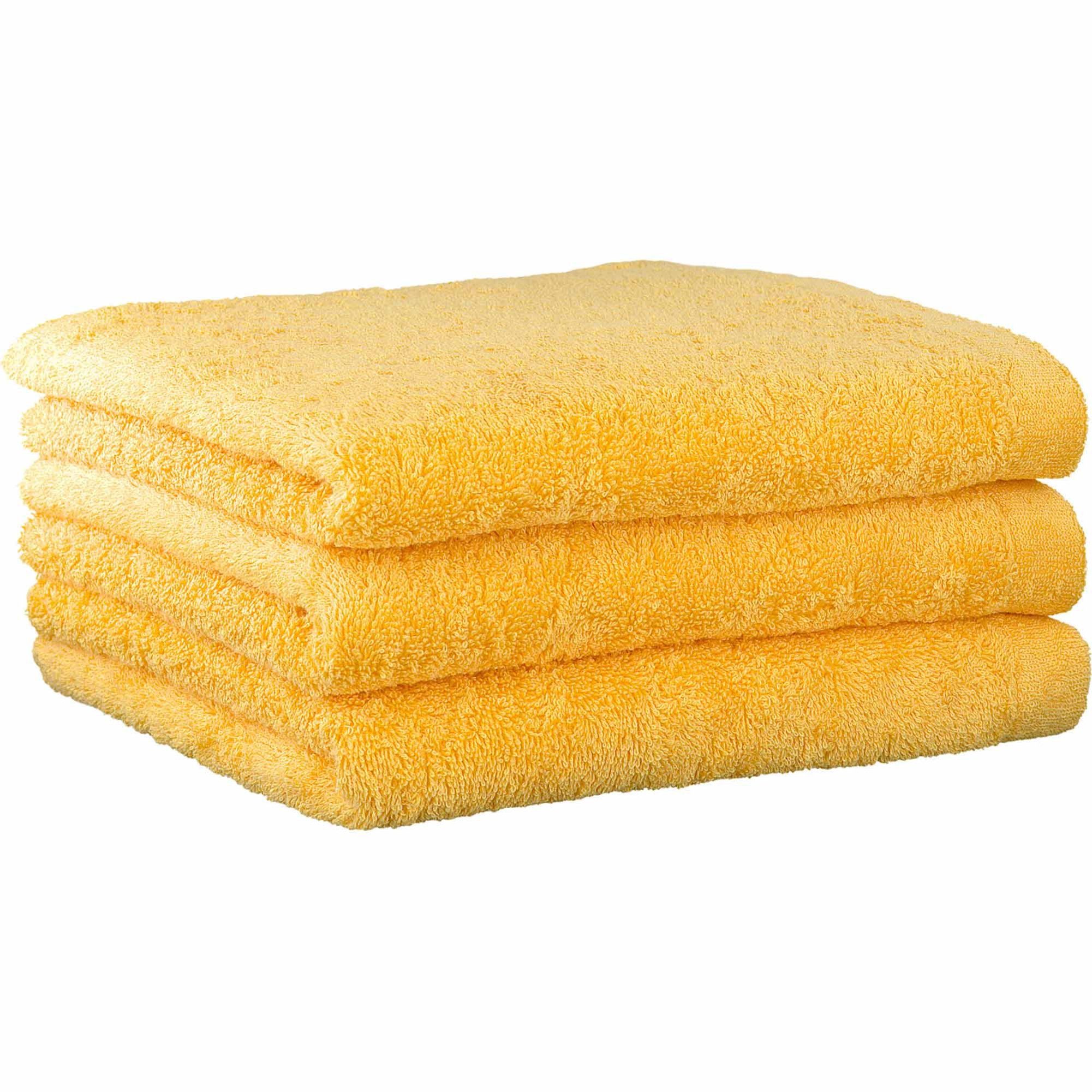 Cawö Gästehandtücher Unisex Gästetuch 3er Pack Baumwolle Lifestyle, Frottier (Packung, 3-St)
