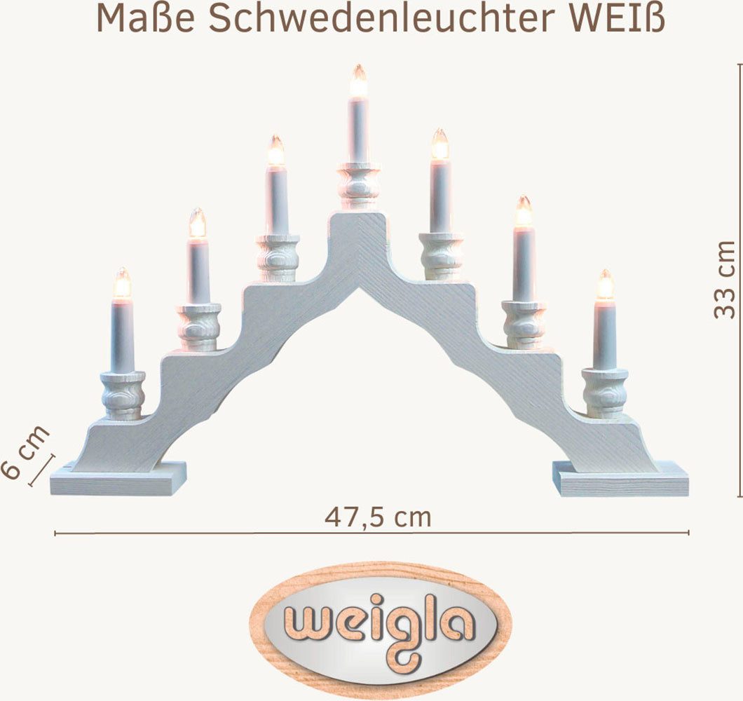 Weigla Lichterbogen Schwede, Weihnachtsdeko, Made in günstig online kaufen